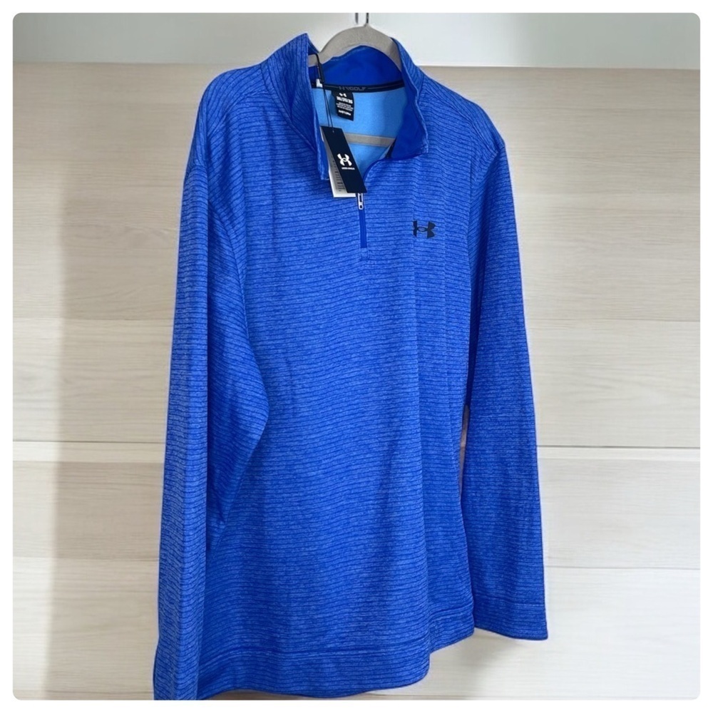 Underarmour Golf 1/4  Zip loose Storm  Sweater Fleece 3 XL - Picture 1 of 8
